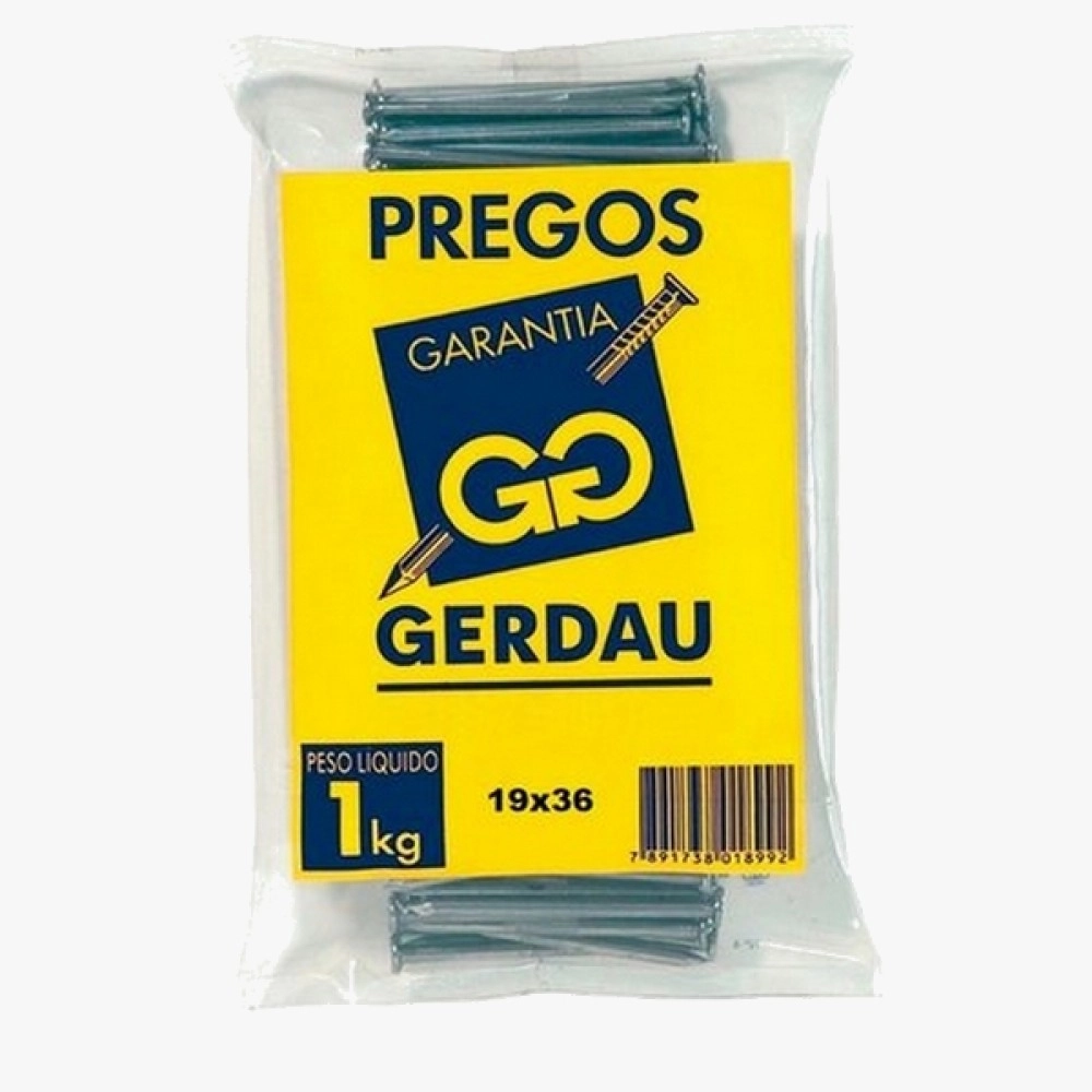 PREGO 19 X 36 S/C - KILO  Venda por Kilo | Alta Resistência e Durabilidade