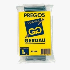 Prego 20 x 48 com Cabeça - Venda por Kilo | Alta Resistência e Durabilidade